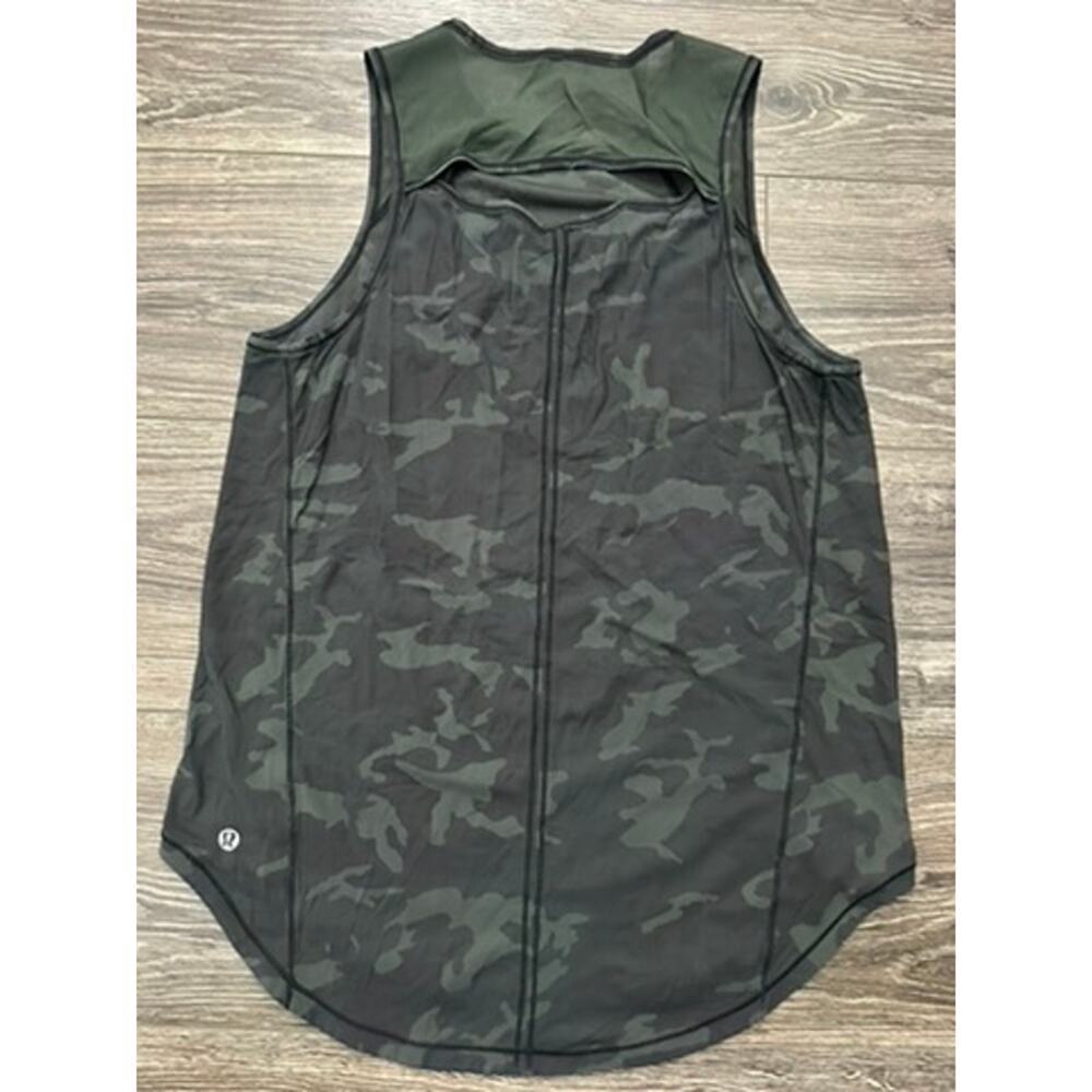 Lululemon Sculpt Tank Incognito Camo Multi Gator Green - Picture 4 of 7